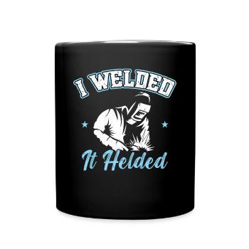 Je l’ai soudé soudeur tenu - Mug uni - noir - Devant