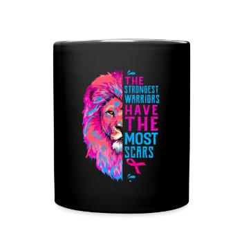Krebs - Tasse einfarbig - Schwarz - Vorne