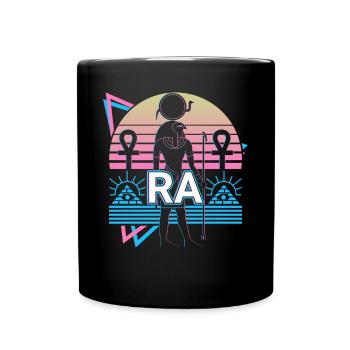 Ra Egyptian God Egypt Gift - Full Colour Mug - black - Front