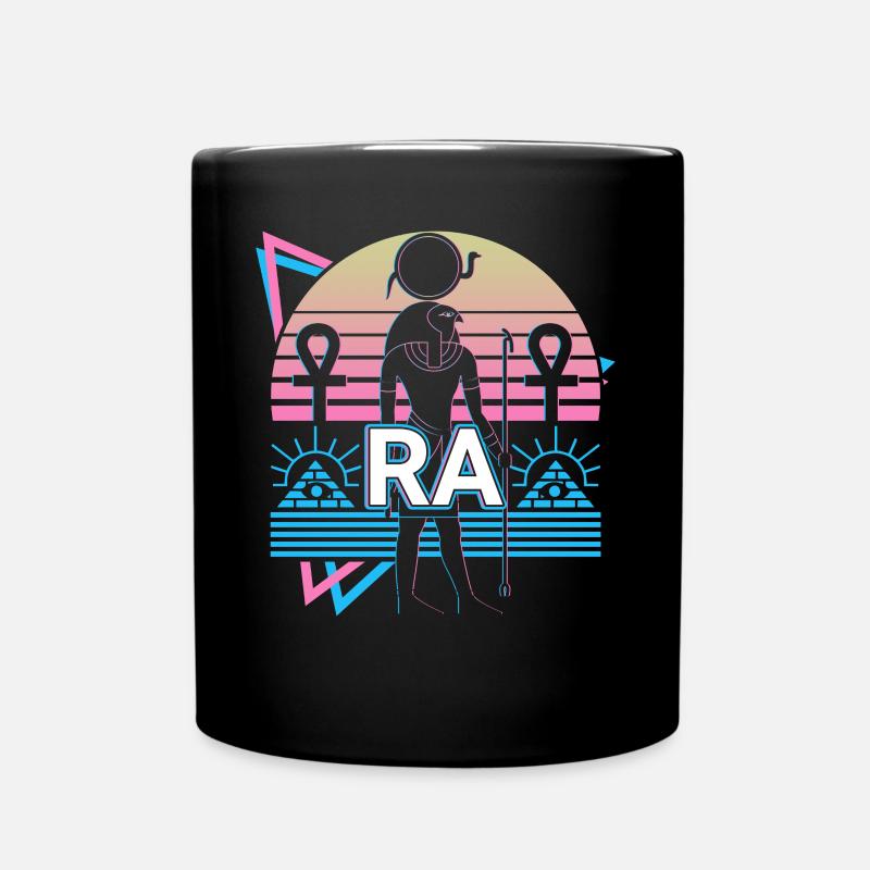 Ra Ägyptischer Gott Ägypten Geschenk - Tasse einfarbig - Schwarz