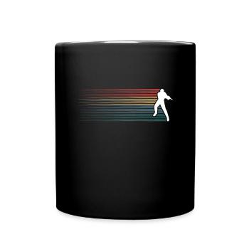 Laser tag team game spieler geschenk - Tasse einfarbig - Schwarz - Vorne