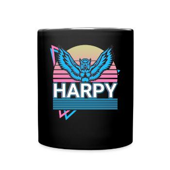 Harpyie Griechische Mythologie Geschenk - Tasse einfarbig - Schwarz - Vorne