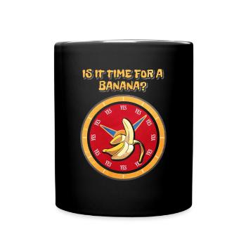 Banana Time Gift - Full Colour Mug - black - Front