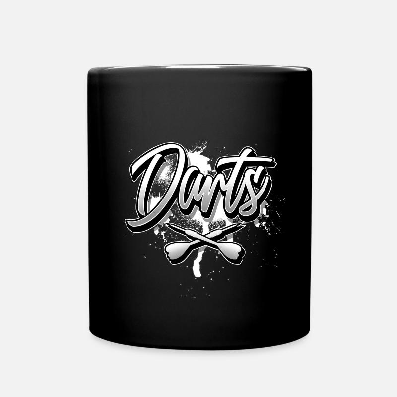 Darts - Tasse einfarbig - Schwarz