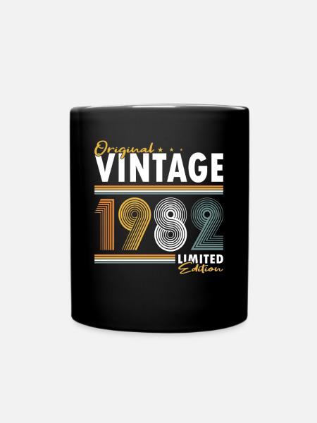 40ème anniversaire millésime 1982 Original Millésime 1982 - Mug uni - noir