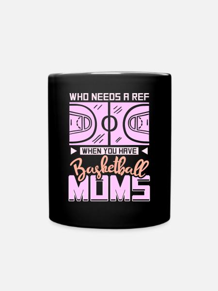 Qui a besoin d’une référence quand vous avez des mamans de basket-ball - Mug uni - noir