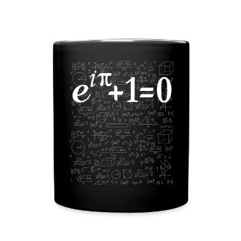 Identité dEuler Math plus belle équation - Mug uni - noir - Devant