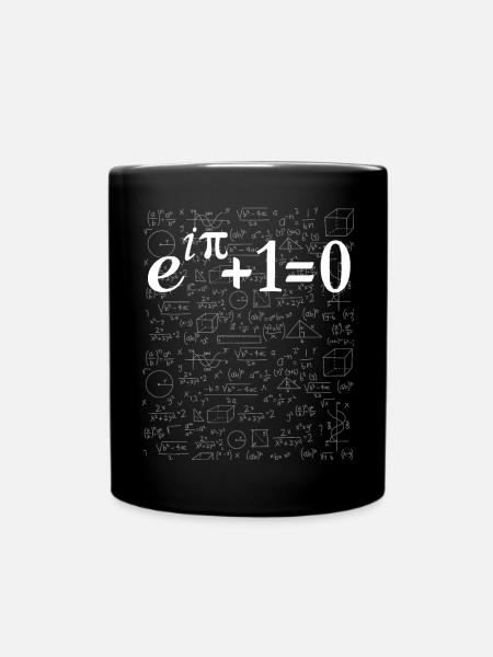 Identité dEuler Math plus belle équation - Mug uni - noir