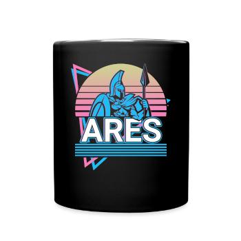 Ares Greek God War Gift - Full Colour Mug - black - Front