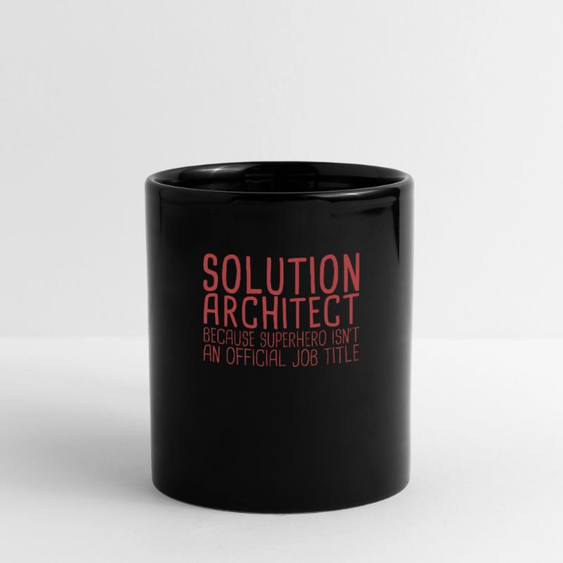 Super-héros de l’architecte de solutions| Solution Architecture Mug uni