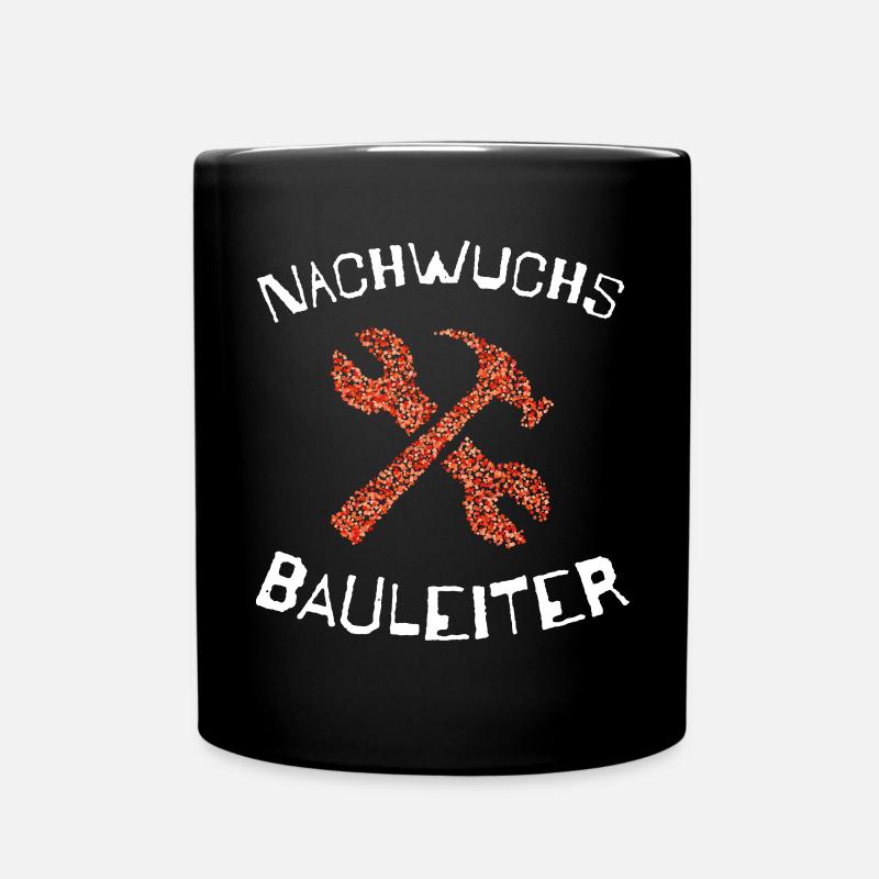 Nachwuchs Bauleiter Bauarbeiter Bau - Tasse einfarbig - Schwarz