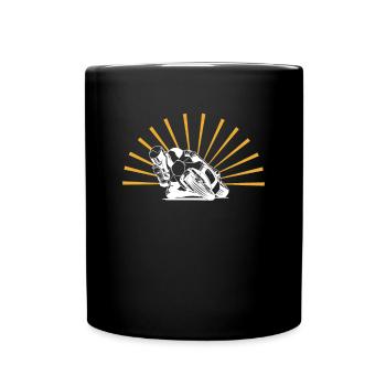 Vintage Retro Super Sports Shirt Cadeau - Mug uni - noir - Devant