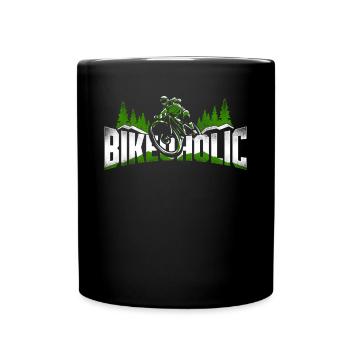 Enduro VTT VTT Équitation - Mug uni - noir - Devant