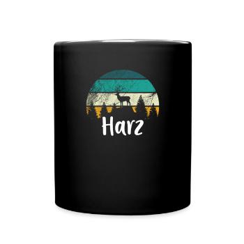 Harz - Tasse einfarbig - Schwarz - Vorne