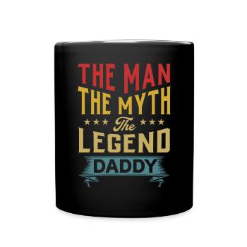 Fête des Pères - Mug uni - noir - Devant