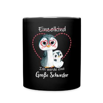 Ich Werde Eine Große Schwester 2023 - Tasse einfarbig - Schwarz - Vorne