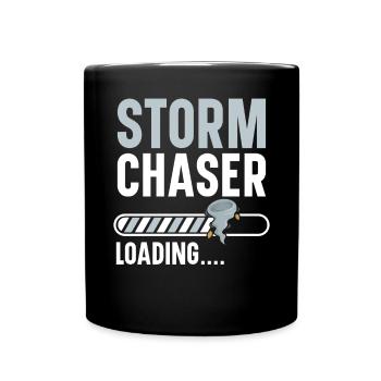 Futur météorologue Météorologie Tempête tornade - Mug uni - noir - Devant
