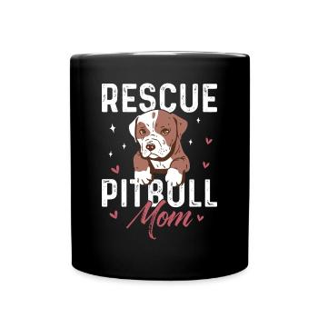 Pitbull - Mug uni - noir - Devant