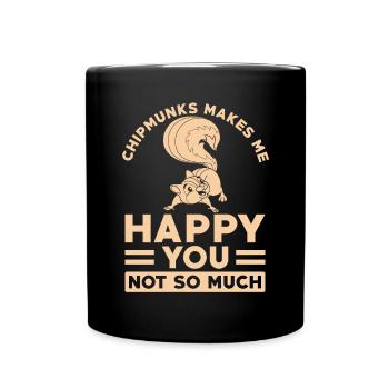 Chipmunk - Full Colour Mug - black - Front