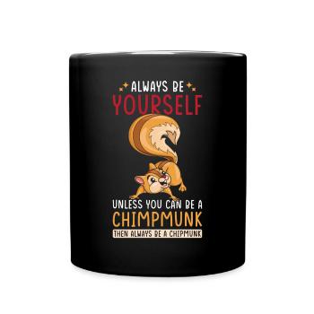 Chipmunk - Full Colour Mug - black - Front