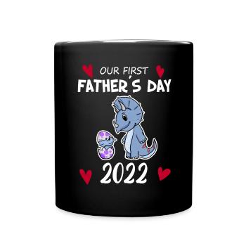 Fête des Pères 2022 - Première Fête des Pères - Mug uni - noir - Devant