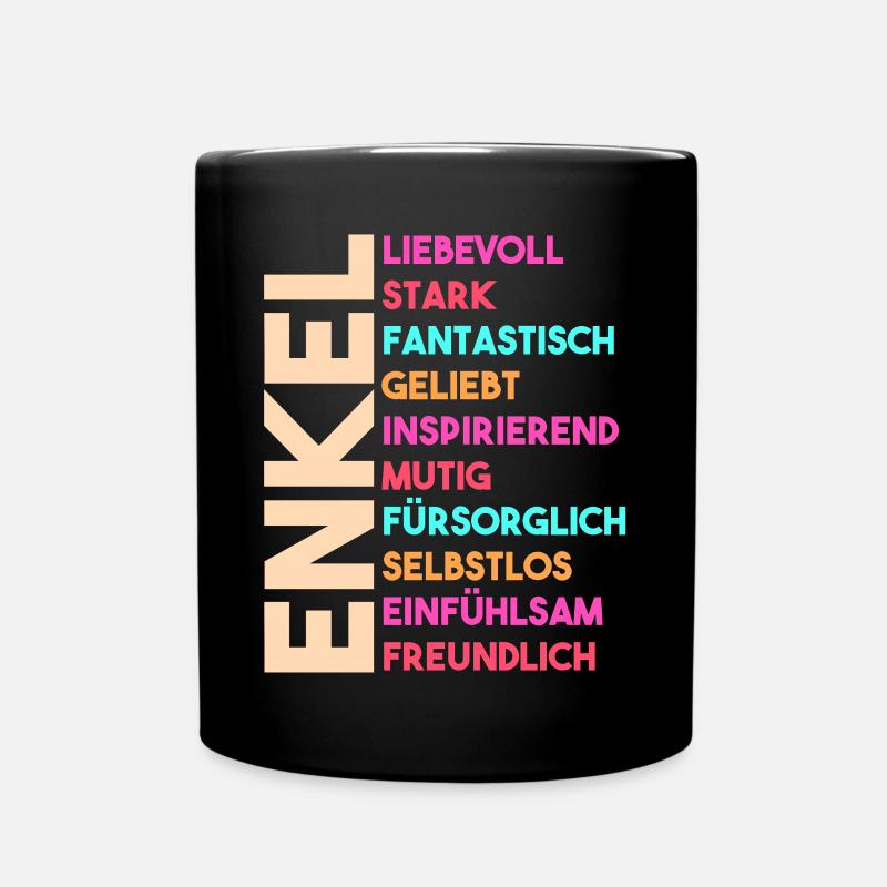 Enkel - Tasse einfarbig - Schwarz