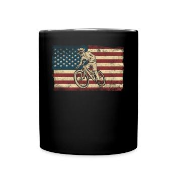 Enduro VTT VTT Équitation - Mug uni - noir - Devant