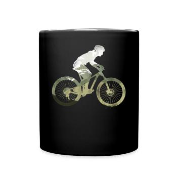 Enduro VTT VTT Équitation - Mug uni - noir - Devant