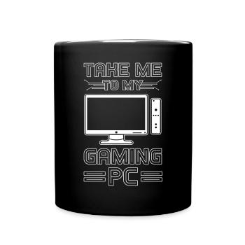 PC de jeu - Mug uni - noir - Devant