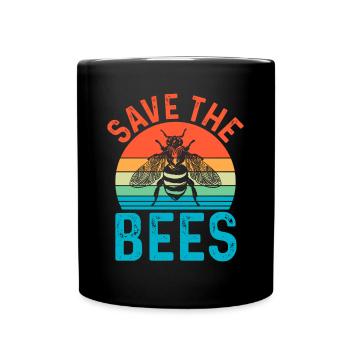 Beekeeper Beekeeping Bees Honey Bee Honey Gift - Full Colour Mug - black - Front