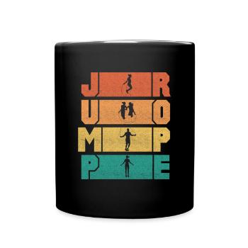 Jump Rope Skipping Rope Jumping Jump Rope - Full Colour Mug - black - Front
