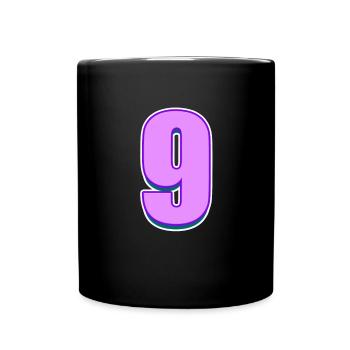 9 - Mug uni - noir - Devant