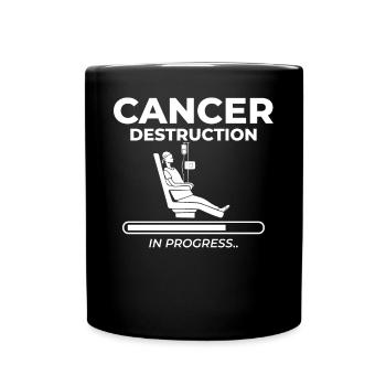 Chemotherapie Chemo Krebs Therapie - Tasse einfarbig - Schwarz - Vorne