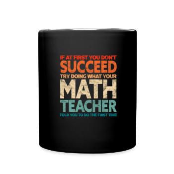 Mathematics - Full Colour Mug - black - Front