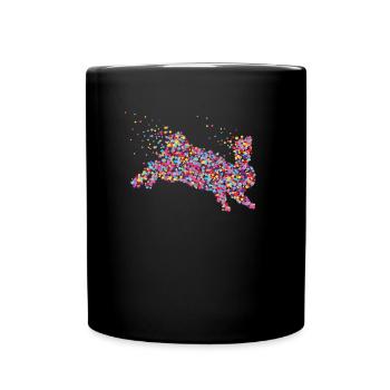 Rabbit Rabbit Rabbit Breeding Carnickel - Full Colour Mug - black - Front