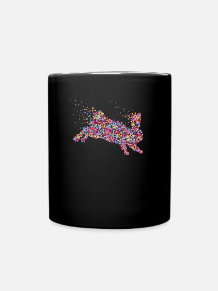 Lapin Lapin Lapin Élevage Carnickel - Mug uni - noir