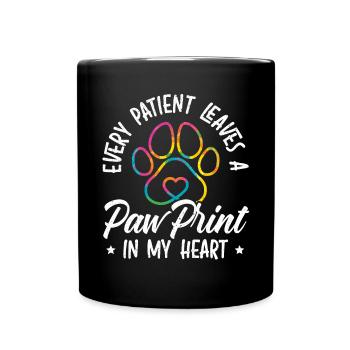 Pet Whisperer Animal Doctor Vet Veterinarian - Full Colour Mug - black - Front