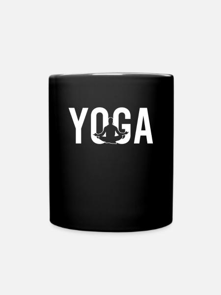 Yoga - Mug uni - noir