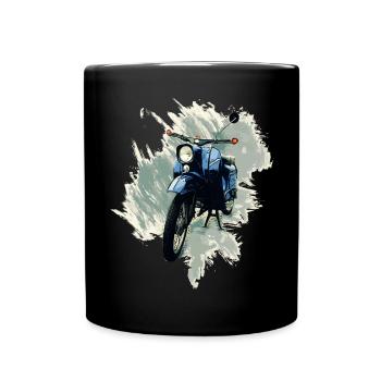 Simson Hirondelle - Mug uni - noir - Devant