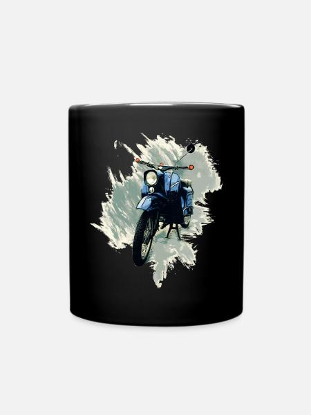Simson Schwalbe - Tasse einfarbig - Schwarz