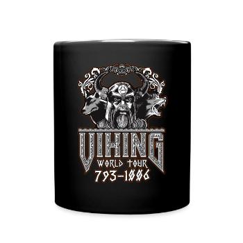Wikinger - Viking World Tour 793-1006 - Tasse einfarbig - Schwarz - Vorne