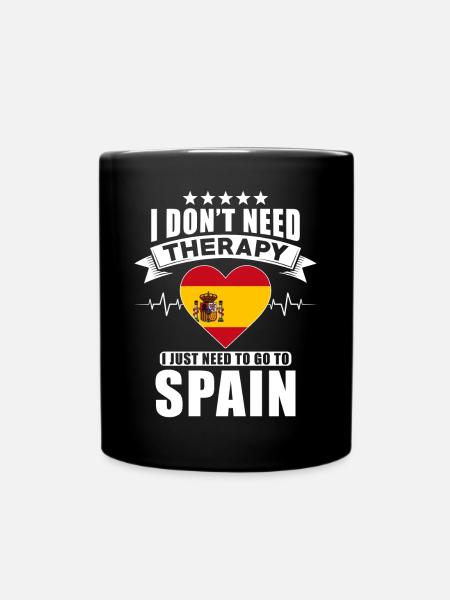 Espagne Je n’ai pas besoin de thérapie - Mug uni - noir