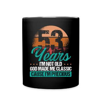 Idée de 53e anniversaire pour ses 53 ans pour maman - Mug uni - noir - Devant
