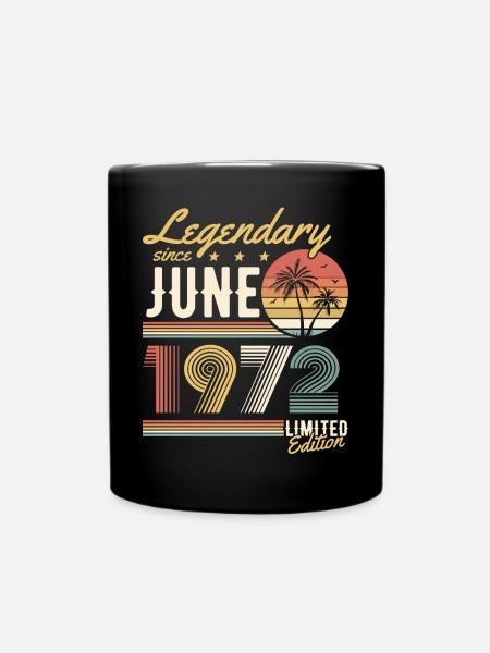 Legendary Since June 1972 Limited Edition - Tasse einfarbig - Schwarz