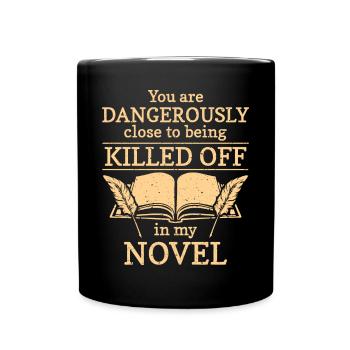 Autor Autorin Schriftsteller - Tasse einfarbig - Schwarz - Vorne