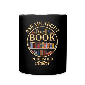 Schriftsteller Geschenk Autor - Tasse einfarbig - Schwarz - Vorne