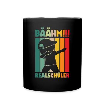 Realschüler Realschule - Tasse einfarbig - Schwarz - Vorne