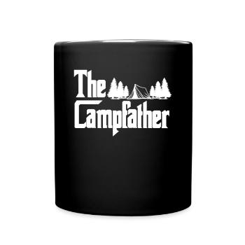 Le cadeau CampFahter Père Papa Chemise fête des pères - Mug uni - noir - Devant