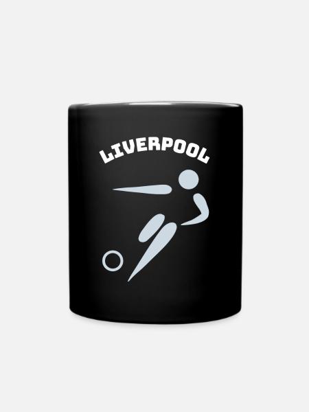 Liverpool Liverpool Liverpool Liverpool Liverpool - Full Colour Mug - black