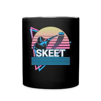 Clay Pigeon Shooting Clay Pigeon Shooter Rétro - Mug uni - noir - Devant